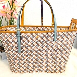 Tory Burch Emerson Geo logo Tote